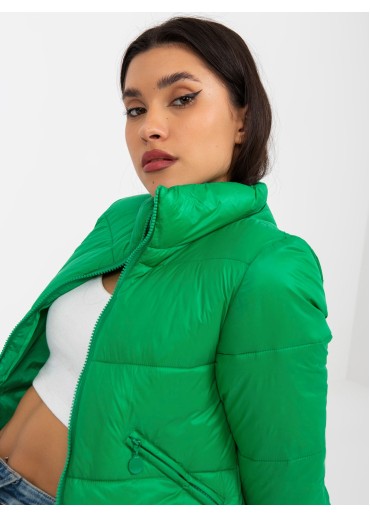 Zelená crop top bunda