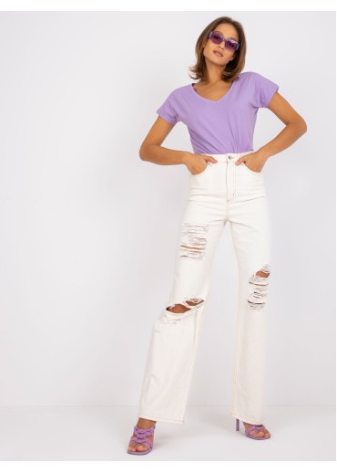 Fialové basic tričko