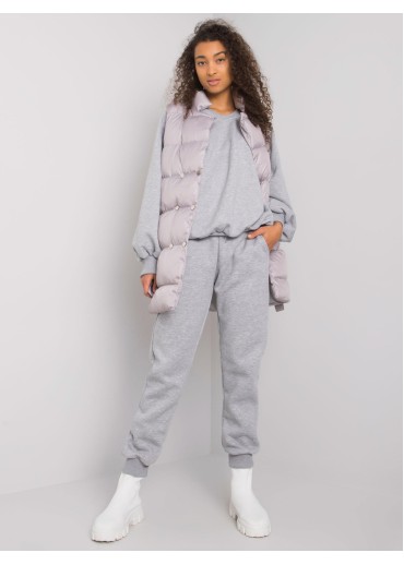 Sivý teplákový komplet