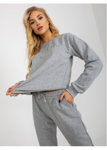 Sivá tepláková súprava