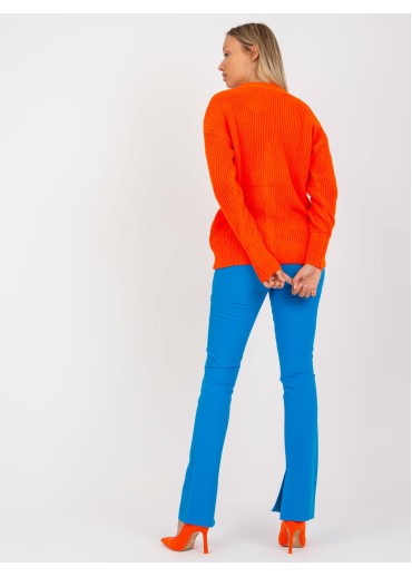 Oranžový sveter