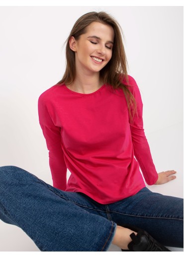 Fuchsiovo ružové basic tričko