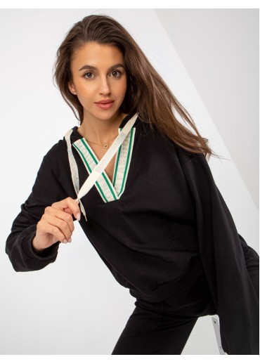 Čierna tepláková súprava