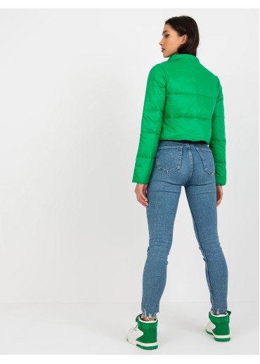 Zelená crop top bunda