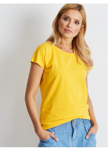 Žlté basic tričko