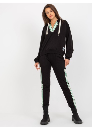 Čierna tepláková súprava