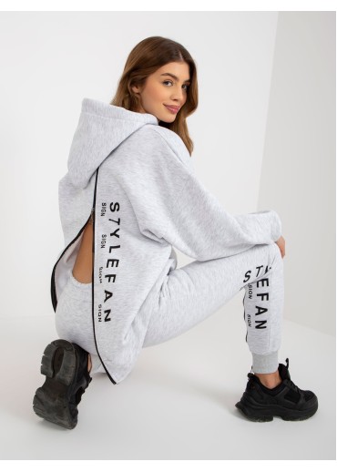 Sivá tepláková súprava