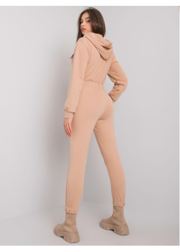 Hnedý teplákový overal