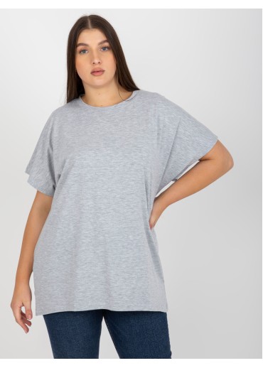 Sivé basic tričko