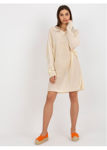 Béžovo hnedý pulóver