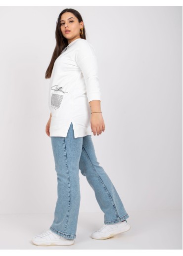 Smotanovo biela mikina