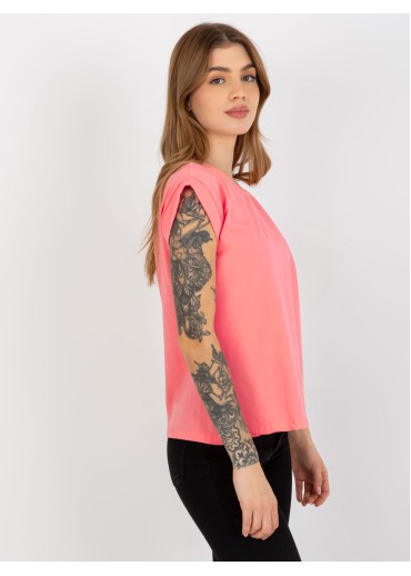 Broskyňovo ružové tričko