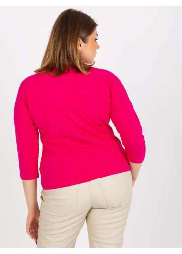 Fuchsiovo ružové tričko s potlačou vážka