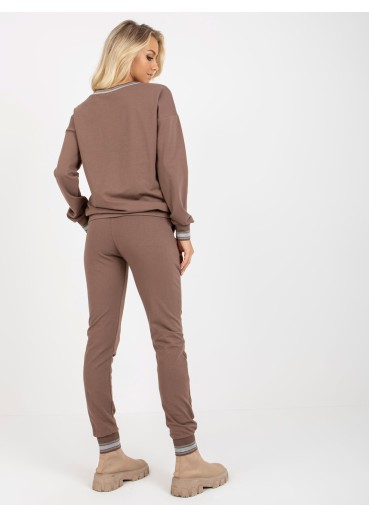 Hnedá tepláková súprava