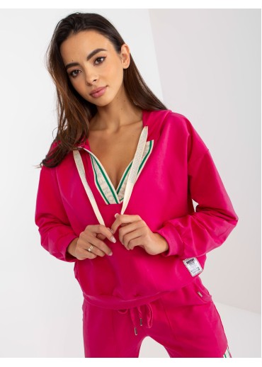 Fuchsiovo ružová tepláková súprava