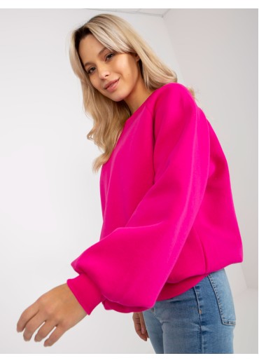 Fuchsiovo ružová mikina