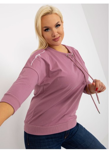 Tmavopúdrovo ružové tričko