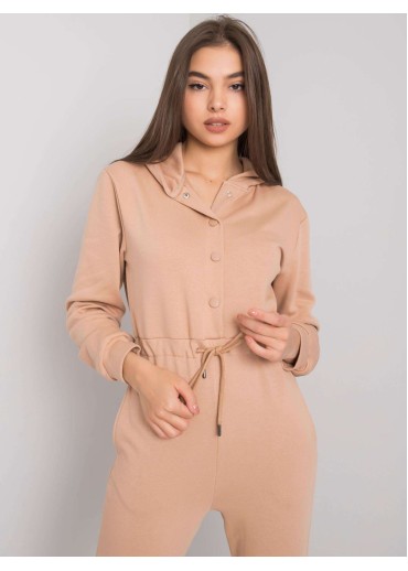 Hnedý teplákový overal