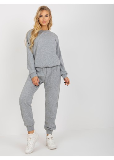 Sivá tepláková súprava