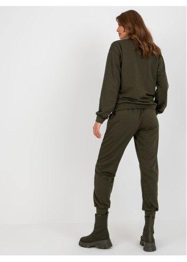 Khaki zelená tepláková súprava