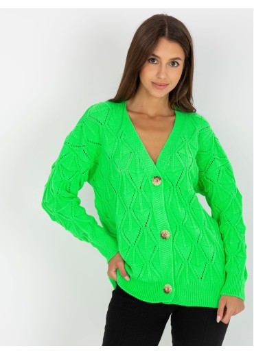 Limetkovo zelený sveter