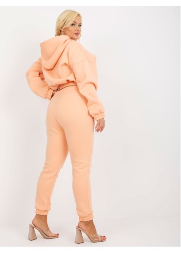 Broskyňovo ružová tepláková súprava