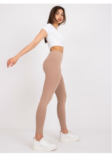 Béžovo hnedé legíny