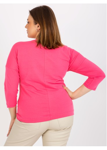 Ružové tričko s potlačou