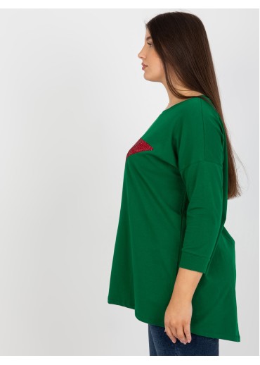 Tmavozelené tričko Italy