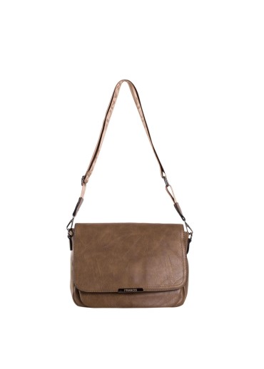 Béžovo hnedá crossbody kabelka