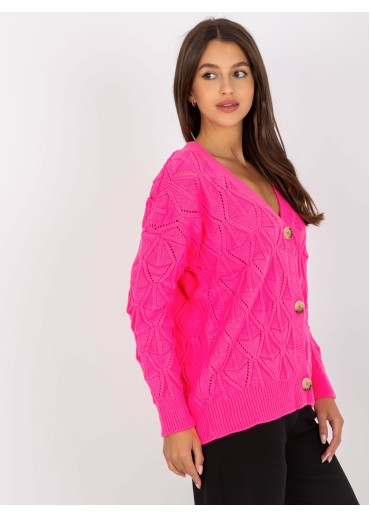 Neónovo ružový sveter