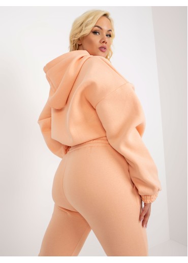 Broskyňovo ružová tepláková súprava