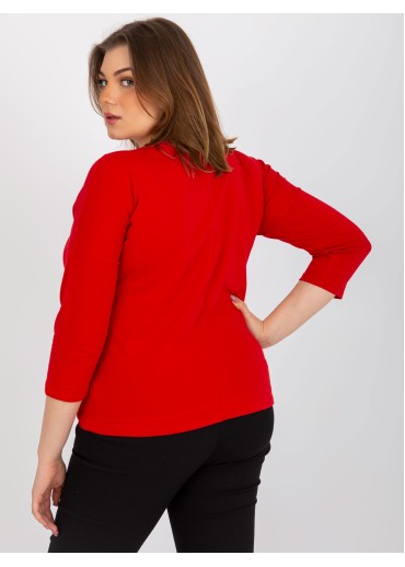 Červené tričko s potlačou