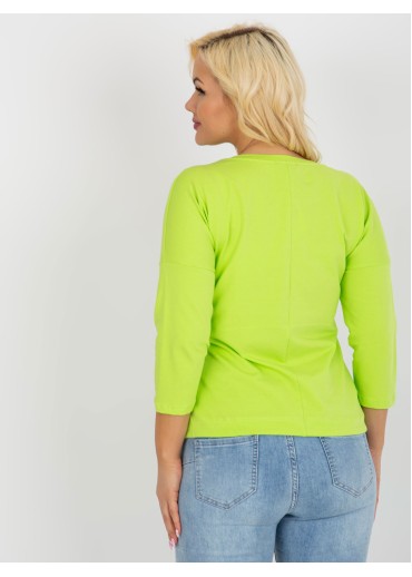 Limetkovo zelené tričko s potlačou