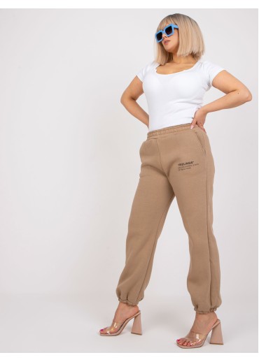 Béžovo hnedé tepláky