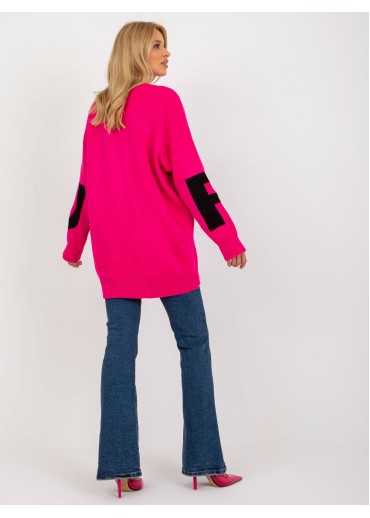 Fuchsiovo ružový pulóver