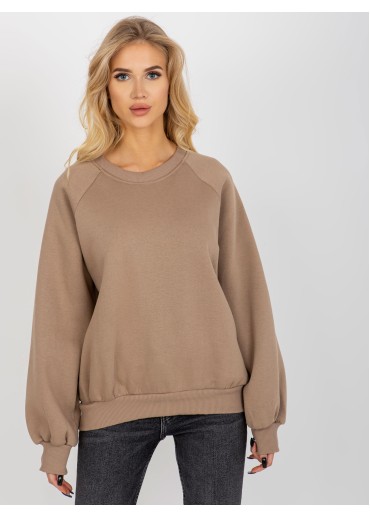 Béžovo hnedá mikina