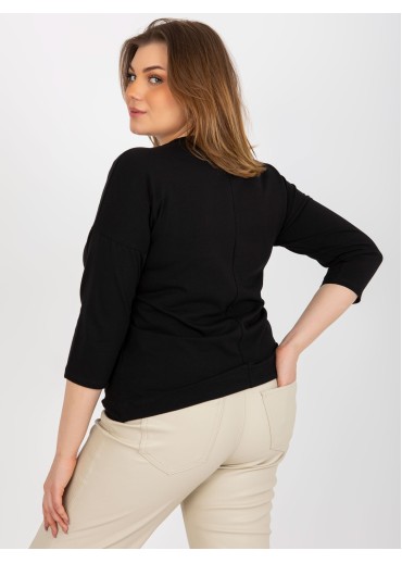 Čierne tričko s potlačou vážka