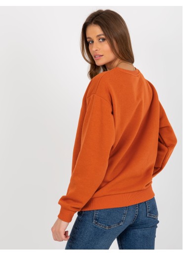 Karamelovo hnedá mikina