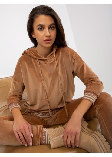 Hnedá tepláková súprava