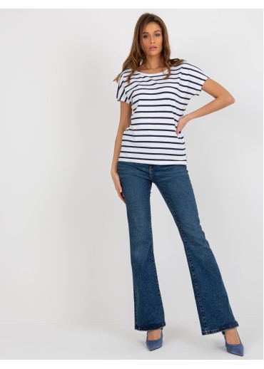 Svetlomodré pruhované tričko