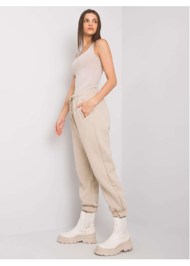 Béžovo hnedé tepláky