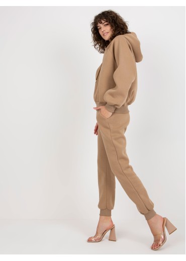 Béžovo hnedá tepláková súprava