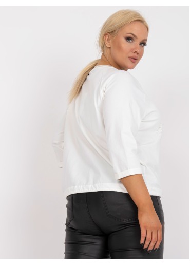 Smotanovo biele tričko s potlačou