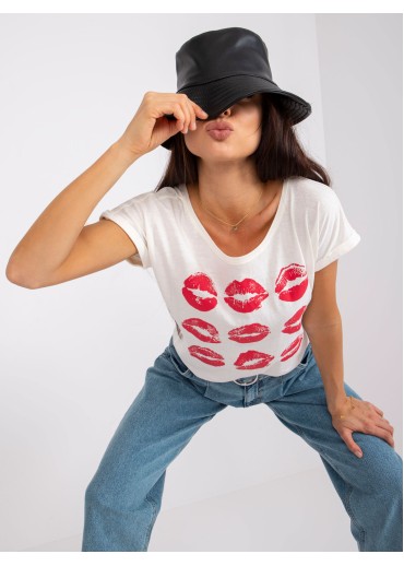 Smotanovo biele tričko Kiss