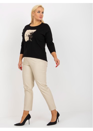 Čierne tričko s potlačou