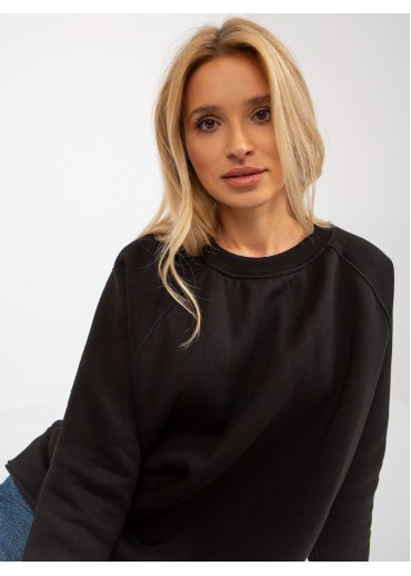 Čierna mikinová tunika