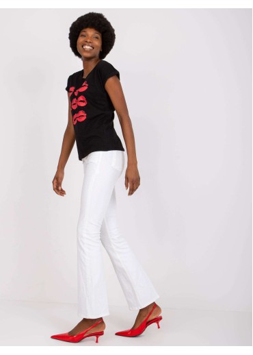 Čierne tričko Kiss