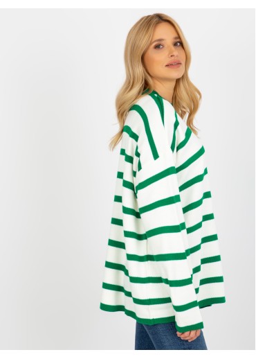 Tmavozelený pulóver