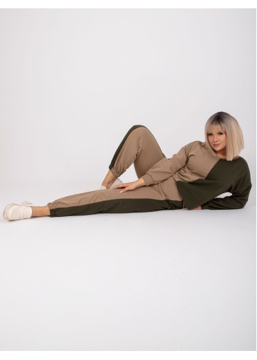 Khaki zelená tepláková súprava